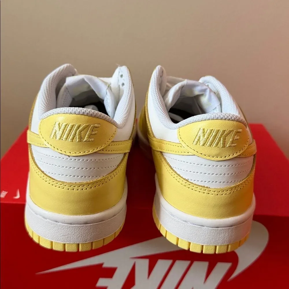 Nike Dunk Low Soft Yellow FB9109-126 Size 7Y